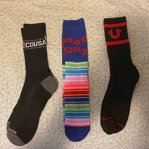 TRIPLE pair of socks